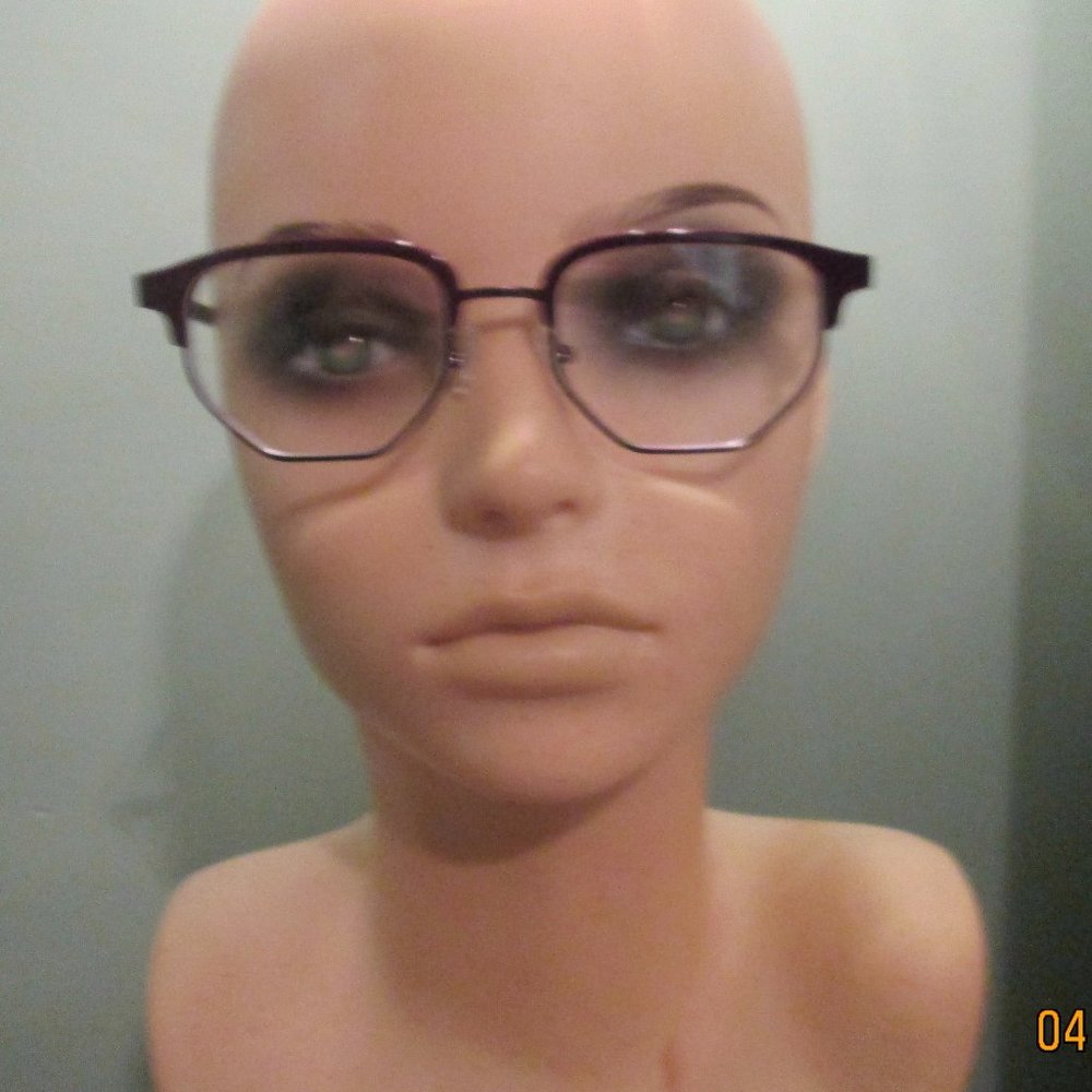 LA Eyeworks Purple Eyeglasses Brand New Fiction